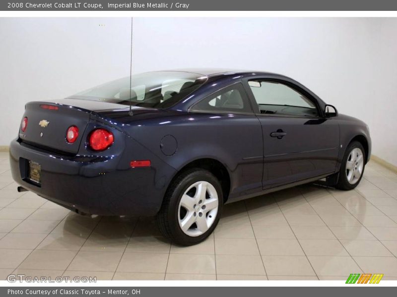 Imperial Blue Metallic / Gray 2008 Chevrolet Cobalt LT Coupe