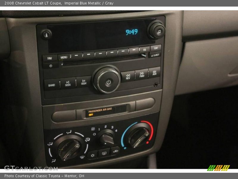 Imperial Blue Metallic / Gray 2008 Chevrolet Cobalt LT Coupe