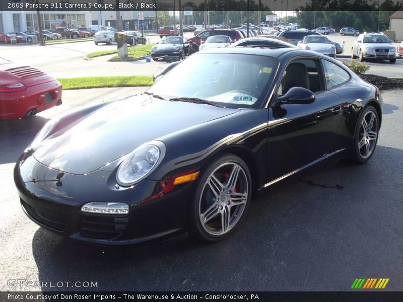 Black / Black 2009 Porsche 911 Carrera S Coupe