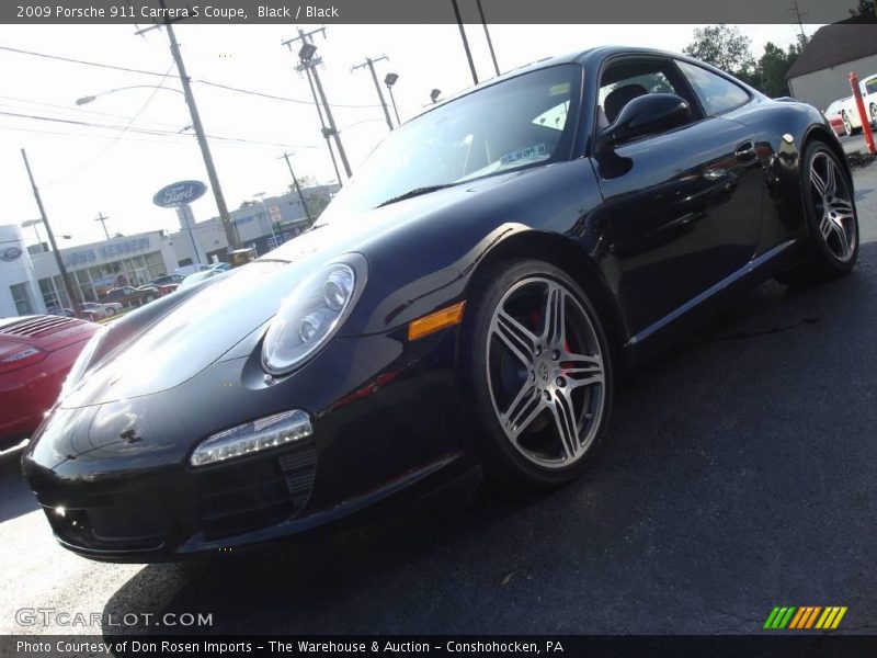 Black / Black 2009 Porsche 911 Carrera S Coupe