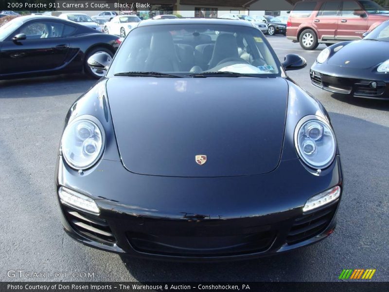 Black / Black 2009 Porsche 911 Carrera S Coupe