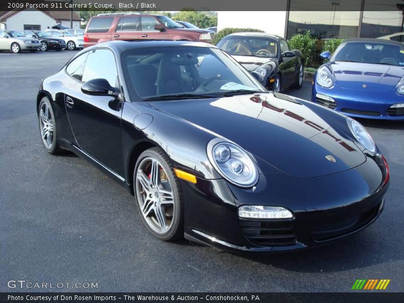 Black / Black 2009 Porsche 911 Carrera S Coupe