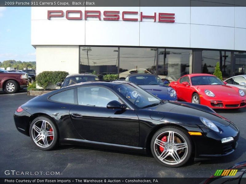 Black / Black 2009 Porsche 911 Carrera S Coupe
