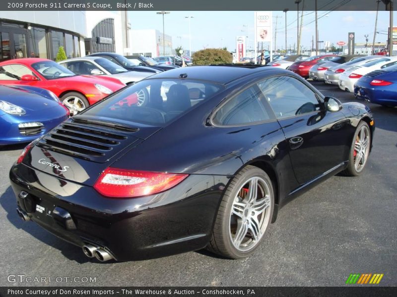 Black / Black 2009 Porsche 911 Carrera S Coupe