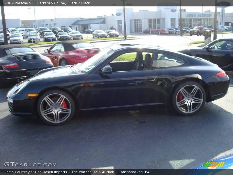 Black / Black 2009 Porsche 911 Carrera S Coupe