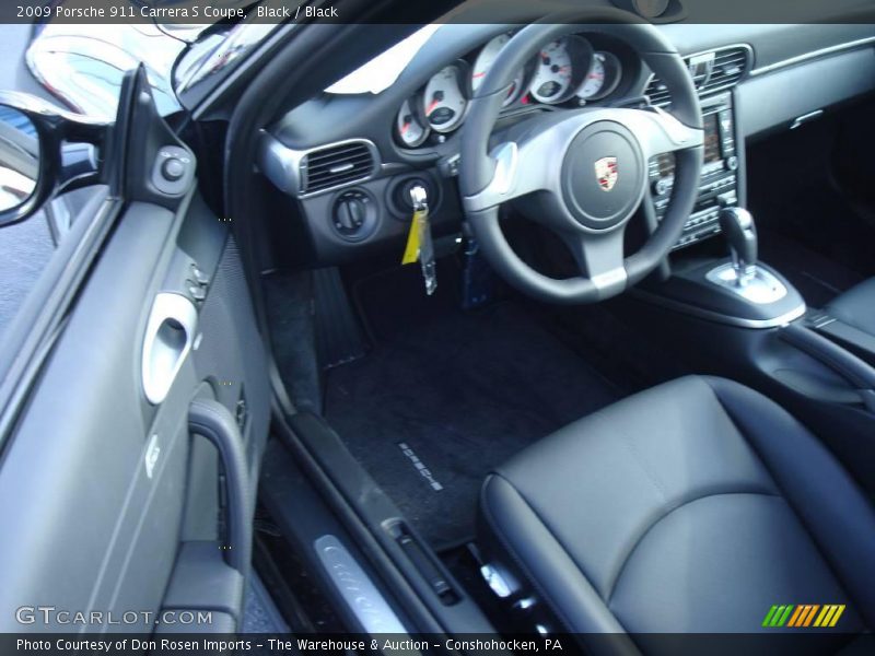 Black / Black 2009 Porsche 911 Carrera S Coupe