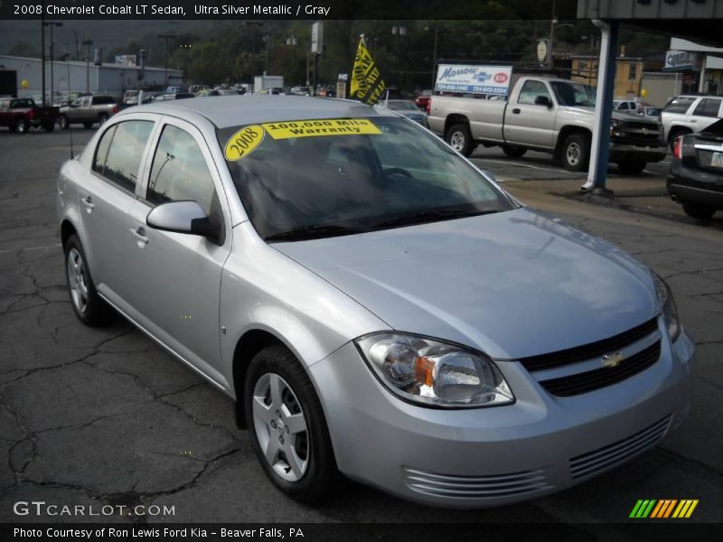 Ultra Silver Metallic / Gray 2008 Chevrolet Cobalt LT Sedan