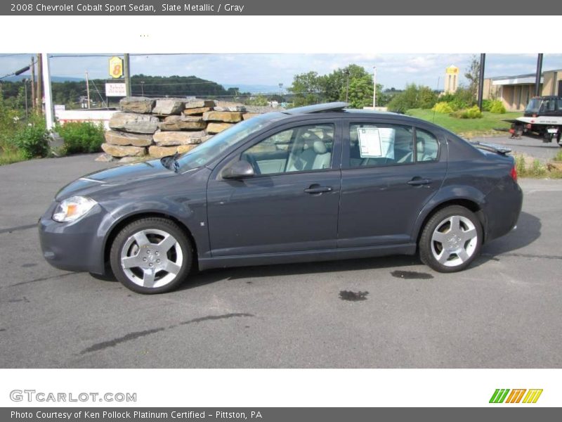 Slate Metallic / Gray 2008 Chevrolet Cobalt Sport Sedan