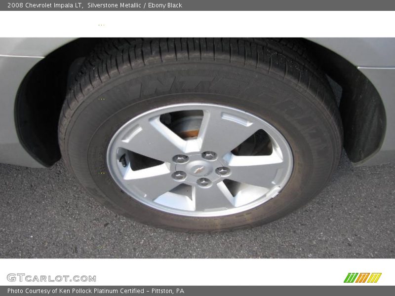 Silverstone Metallic / Ebony Black 2008 Chevrolet Impala LT