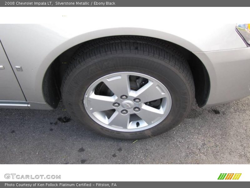 Silverstone Metallic / Ebony Black 2008 Chevrolet Impala LT