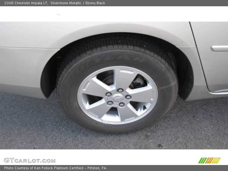 Silverstone Metallic / Ebony Black 2008 Chevrolet Impala LT