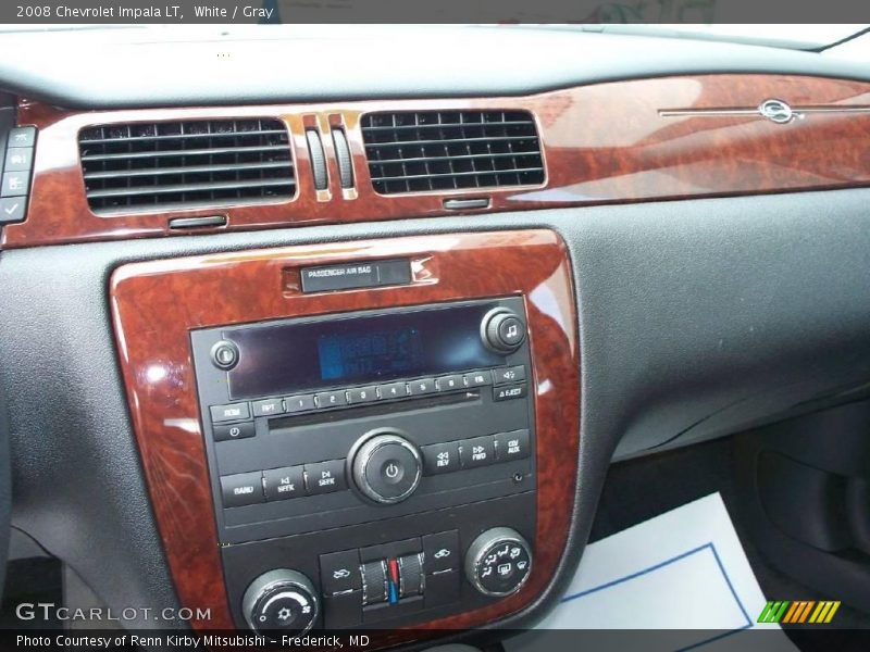 White / Gray 2008 Chevrolet Impala LT
