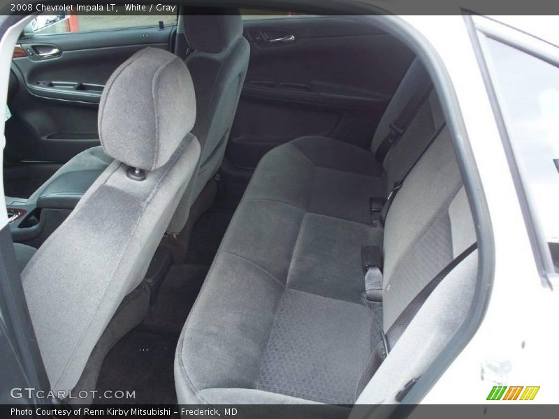 White / Gray 2008 Chevrolet Impala LT