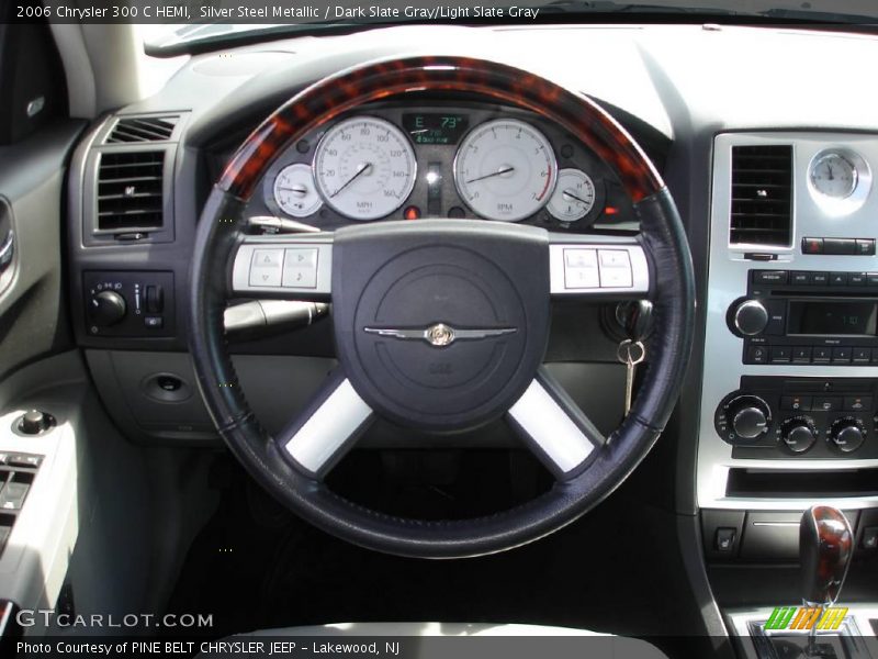Silver Steel Metallic / Dark Slate Gray/Light Slate Gray 2006 Chrysler 300 C HEMI