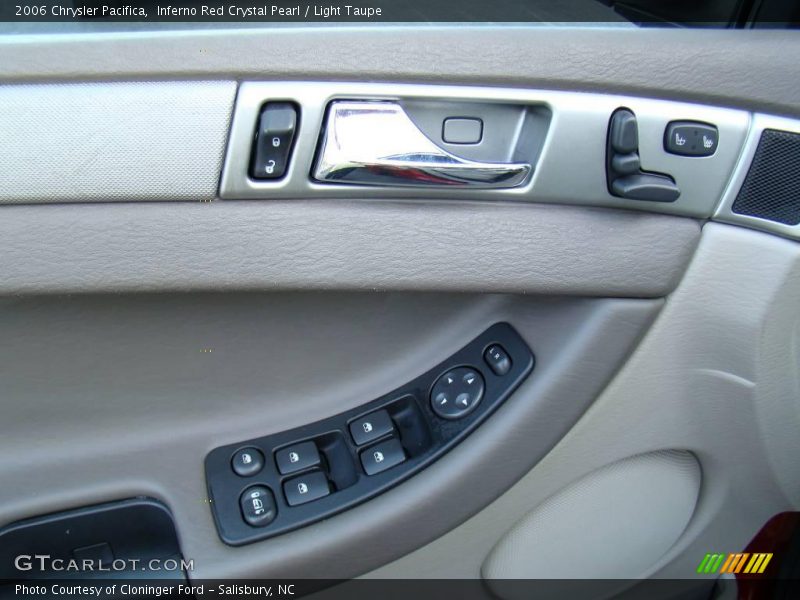 Inferno Red Crystal Pearl / Light Taupe 2006 Chrysler Pacifica