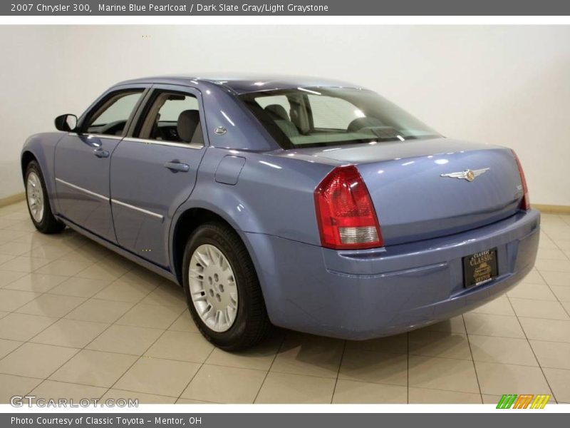 Marine Blue Pearlcoat / Dark Slate Gray/Light Graystone 2007 Chrysler 300