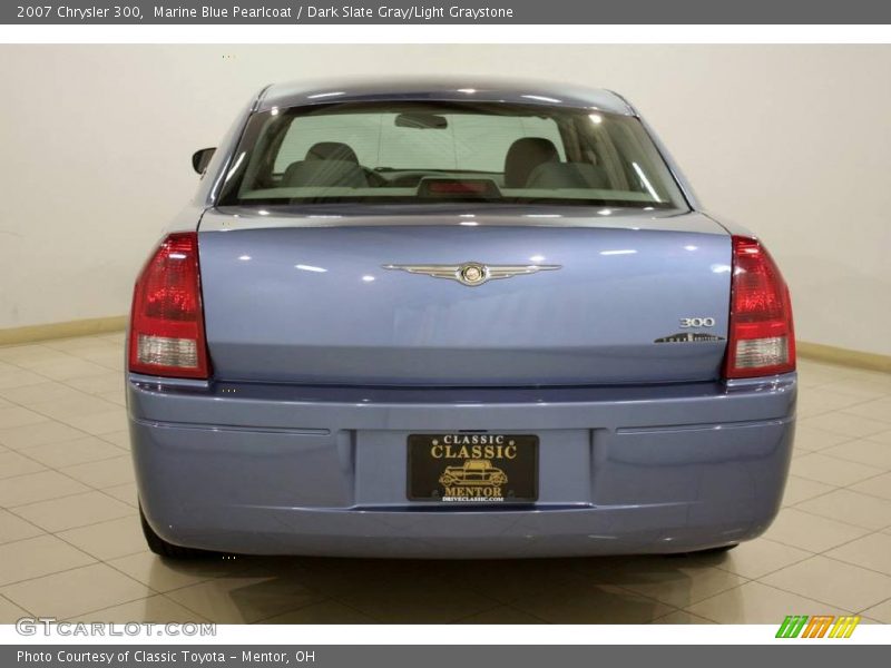 Marine Blue Pearlcoat / Dark Slate Gray/Light Graystone 2007 Chrysler 300