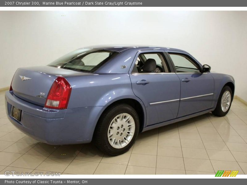 Marine Blue Pearlcoat / Dark Slate Gray/Light Graystone 2007 Chrysler 300