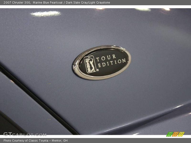 Marine Blue Pearlcoat / Dark Slate Gray/Light Graystone 2007 Chrysler 300