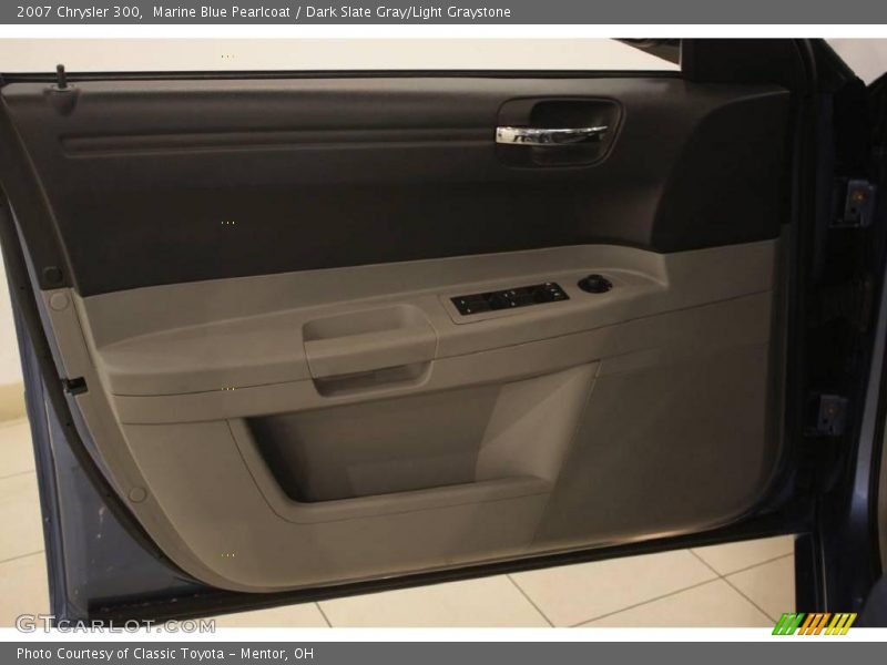 Marine Blue Pearlcoat / Dark Slate Gray/Light Graystone 2007 Chrysler 300