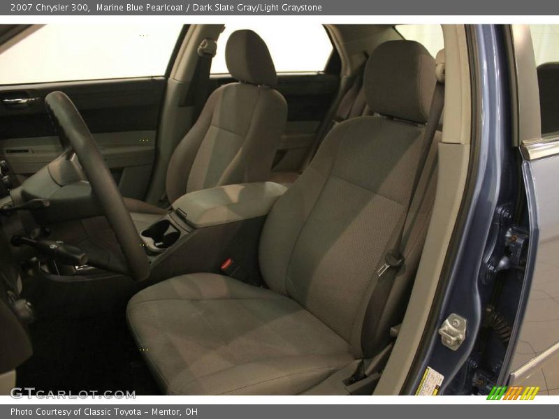 Marine Blue Pearlcoat / Dark Slate Gray/Light Graystone 2007 Chrysler 300