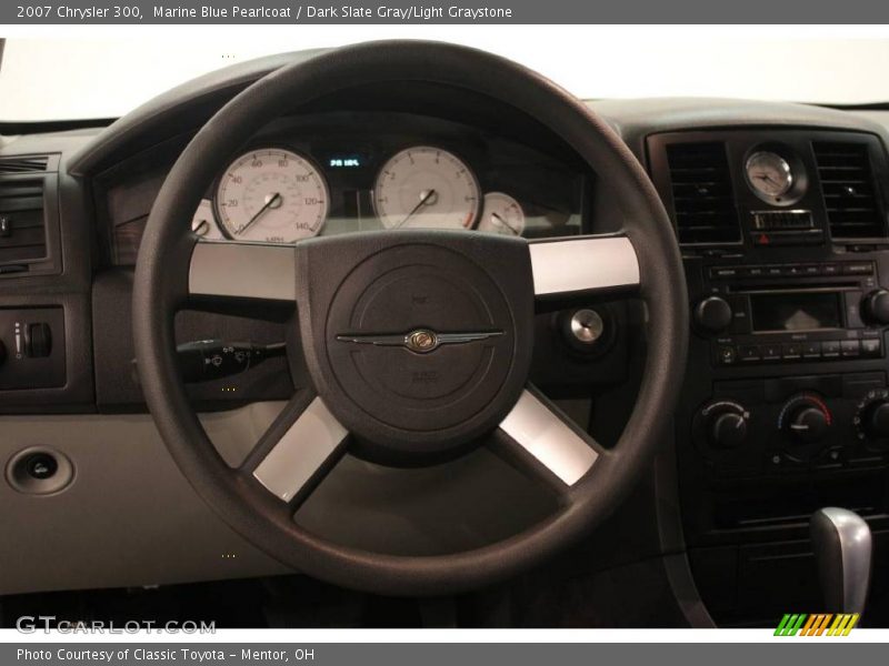 Marine Blue Pearlcoat / Dark Slate Gray/Light Graystone 2007 Chrysler 300