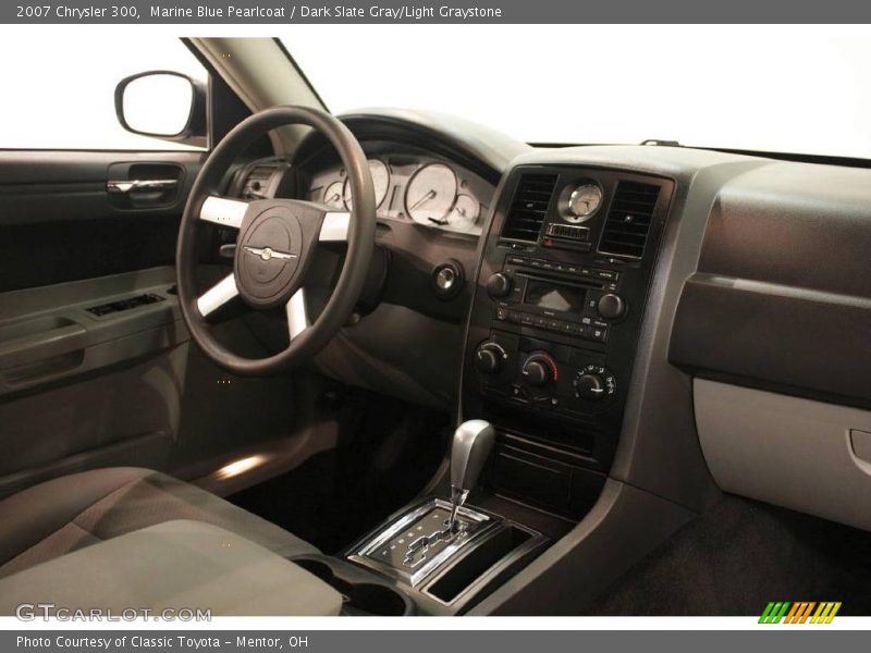 Marine Blue Pearlcoat / Dark Slate Gray/Light Graystone 2007 Chrysler 300