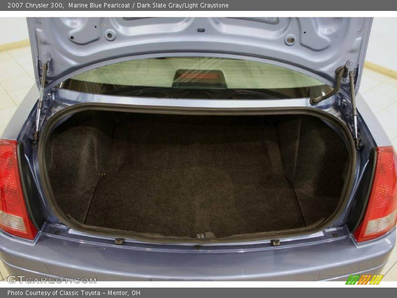 Marine Blue Pearlcoat / Dark Slate Gray/Light Graystone 2007 Chrysler 300