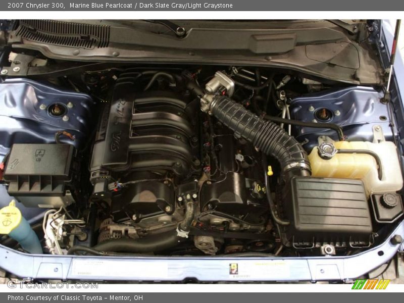 Marine Blue Pearlcoat / Dark Slate Gray/Light Graystone 2007 Chrysler 300