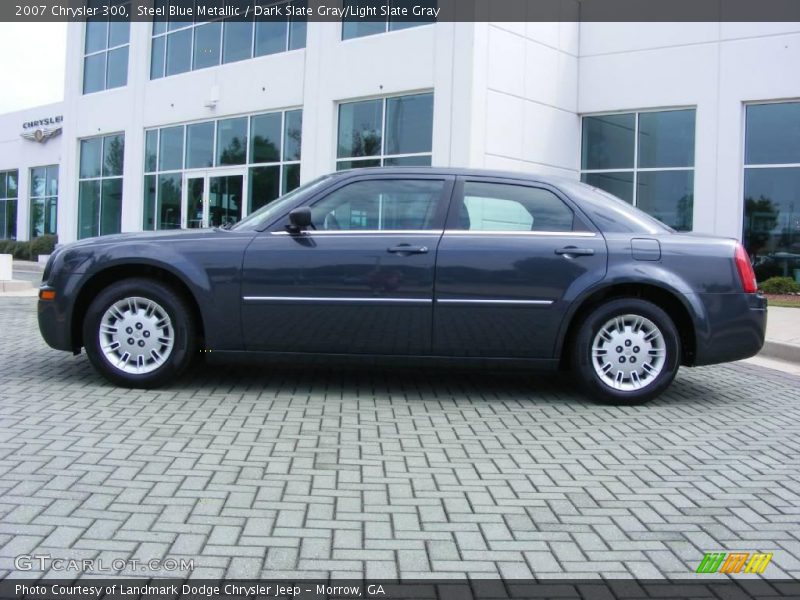 Steel Blue Metallic / Dark Slate Gray/Light Slate Gray 2007 Chrysler 300
