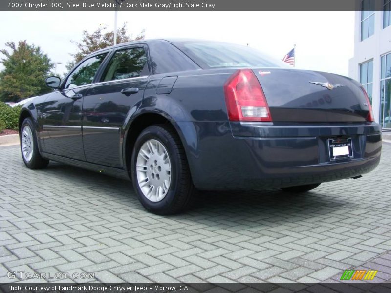 Steel Blue Metallic / Dark Slate Gray/Light Slate Gray 2007 Chrysler 300