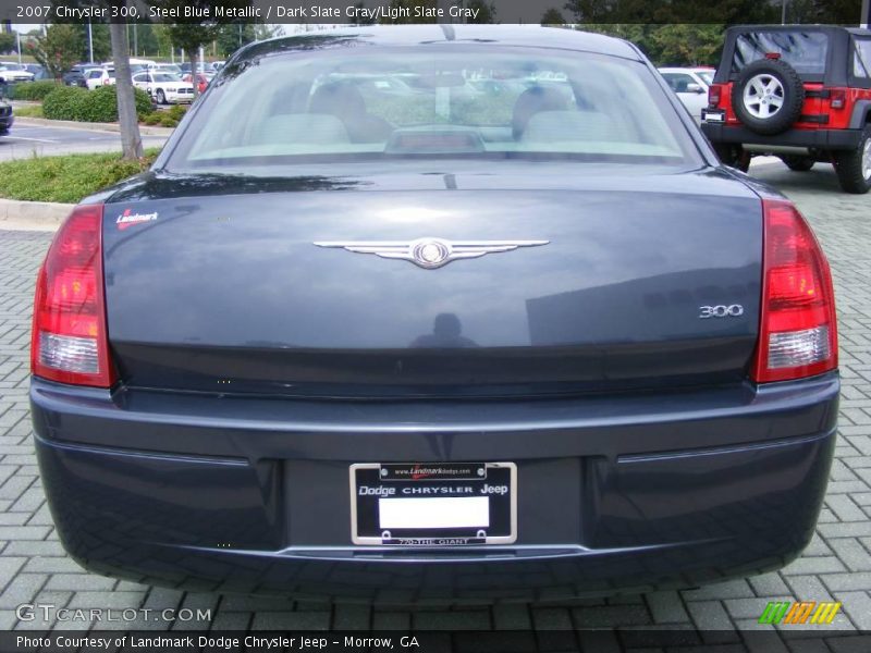 Steel Blue Metallic / Dark Slate Gray/Light Slate Gray 2007 Chrysler 300