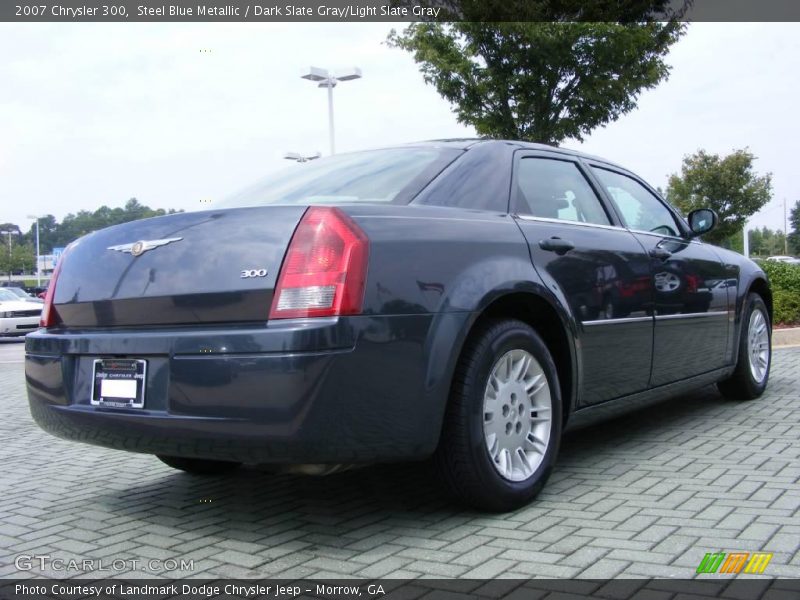 Steel Blue Metallic / Dark Slate Gray/Light Slate Gray 2007 Chrysler 300