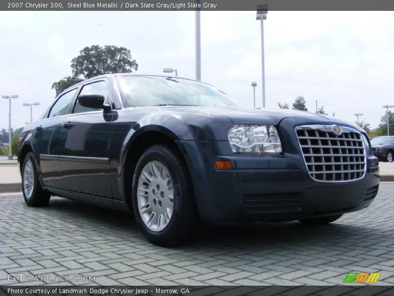 Steel Blue Metallic / Dark Slate Gray/Light Slate Gray 2007 Chrysler 300