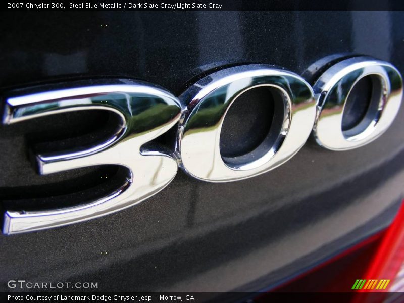 Steel Blue Metallic / Dark Slate Gray/Light Slate Gray 2007 Chrysler 300
