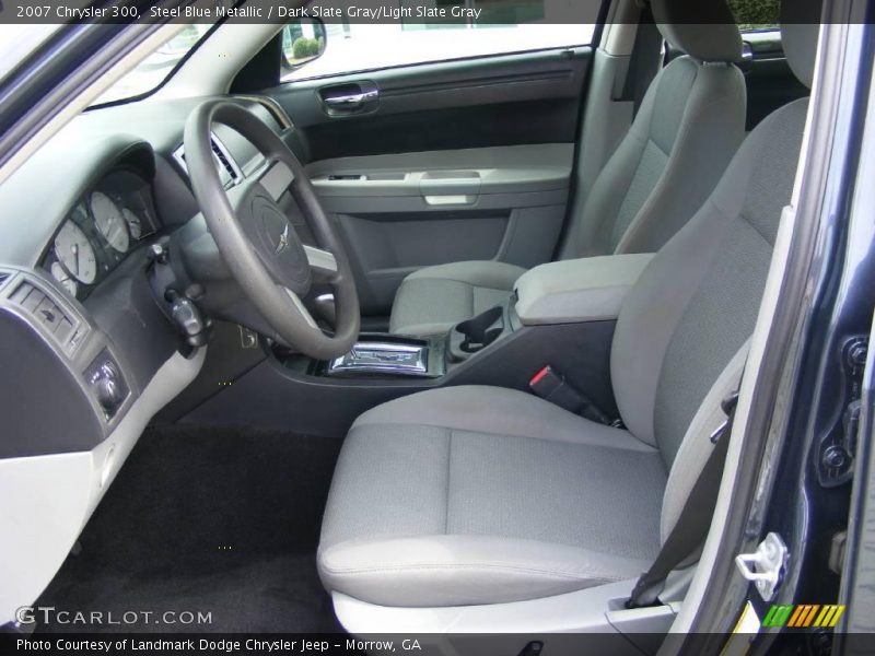 Steel Blue Metallic / Dark Slate Gray/Light Slate Gray 2007 Chrysler 300