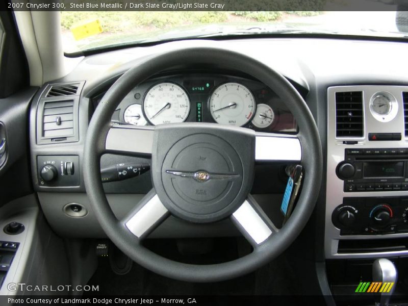 Steel Blue Metallic / Dark Slate Gray/Light Slate Gray 2007 Chrysler 300