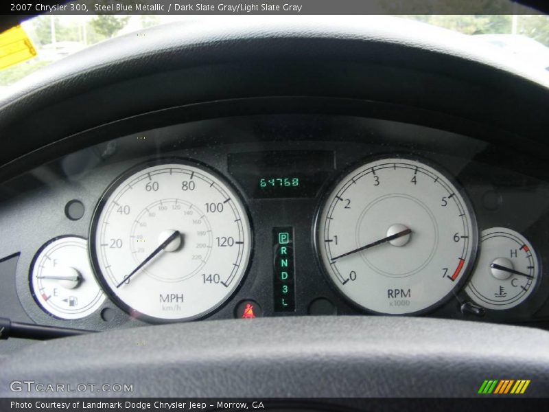 Steel Blue Metallic / Dark Slate Gray/Light Slate Gray 2007 Chrysler 300
