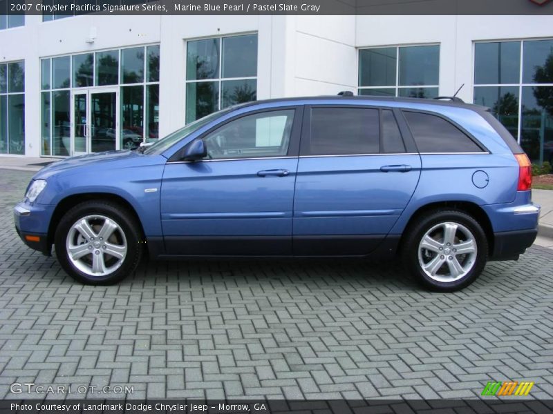 Marine Blue Pearl / Pastel Slate Gray 2007 Chrysler Pacifica Signature Series