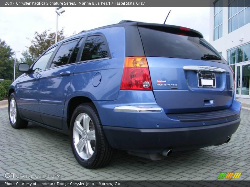 Marine Blue Pearl / Pastel Slate Gray 2007 Chrysler Pacifica Signature Series
