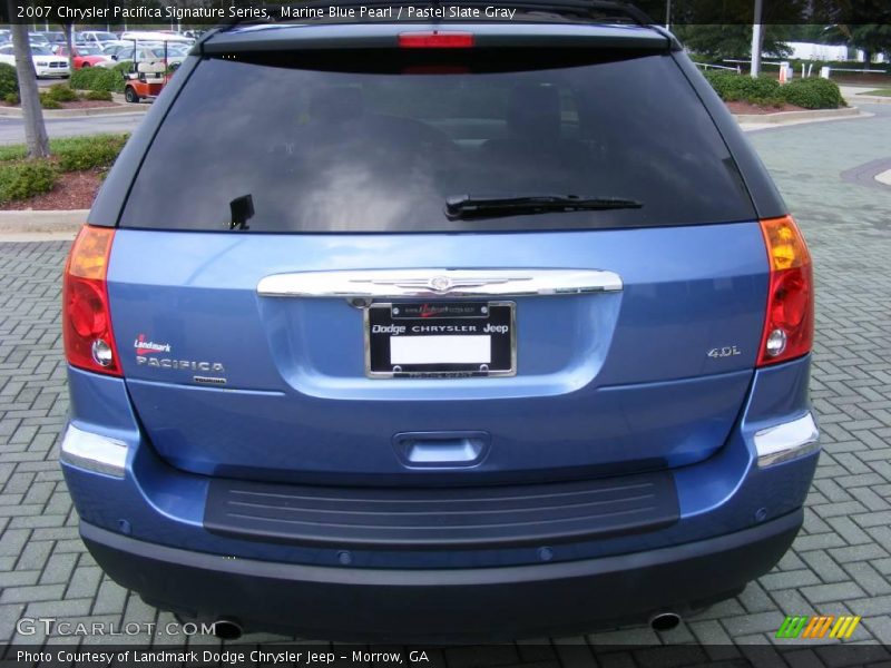 Marine Blue Pearl / Pastel Slate Gray 2007 Chrysler Pacifica Signature Series