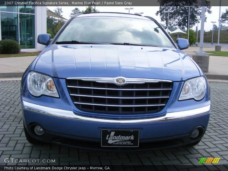 Marine Blue Pearl / Pastel Slate Gray 2007 Chrysler Pacifica Signature Series