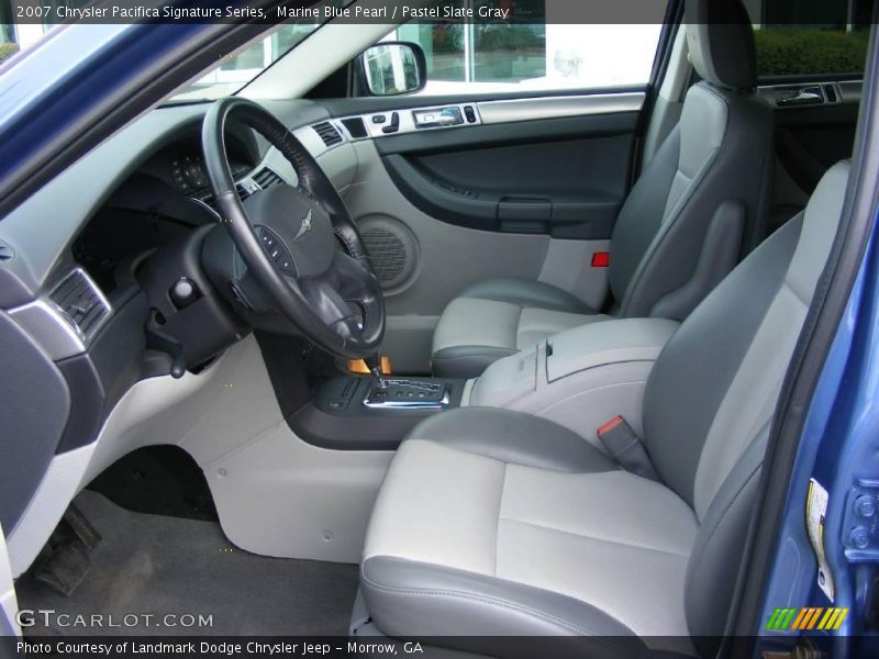 Marine Blue Pearl / Pastel Slate Gray 2007 Chrysler Pacifica Signature Series