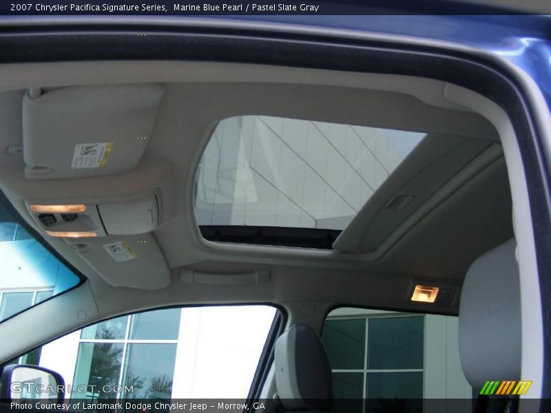 Marine Blue Pearl / Pastel Slate Gray 2007 Chrysler Pacifica Signature Series