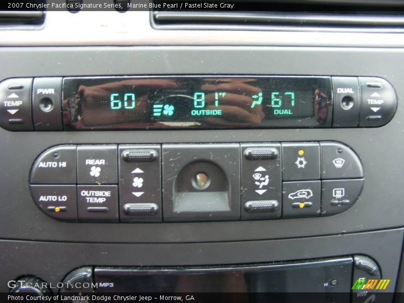 Marine Blue Pearl / Pastel Slate Gray 2007 Chrysler Pacifica Signature Series