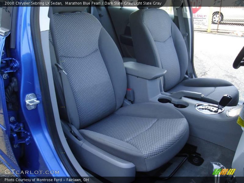 Marathon Blue Pearl / Dark Slate Gray/Light Slate Gray 2008 Chrysler Sebring LX Sedan