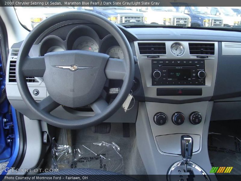 Marathon Blue Pearl / Dark Slate Gray/Light Slate Gray 2008 Chrysler Sebring LX Sedan
