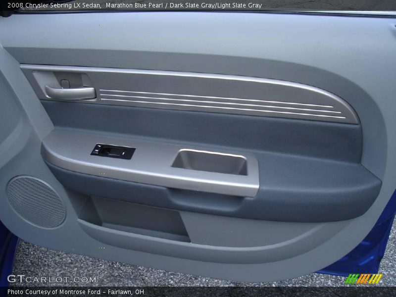 Marathon Blue Pearl / Dark Slate Gray/Light Slate Gray 2008 Chrysler Sebring LX Sedan
