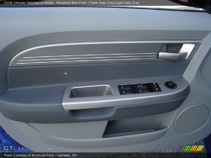 Marathon Blue Pearl / Dark Slate Gray/Light Slate Gray 2008 Chrysler Sebring LX Sedan