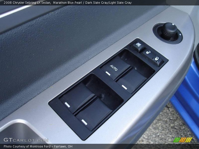 Marathon Blue Pearl / Dark Slate Gray/Light Slate Gray 2008 Chrysler Sebring LX Sedan
